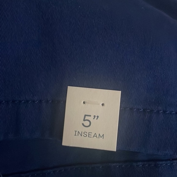 Saint John’s Bay short navy mid rise tummy control, pockets, stretch bottom 8 - Picture 7 of 10